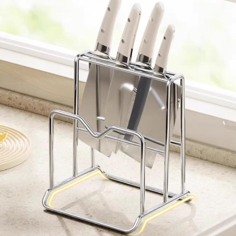 Commercial Kitchen Knife Holder - Stainless Steel Knife Holder and Cutting