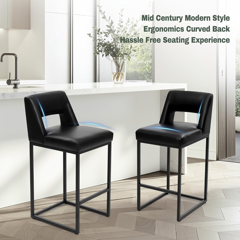 Commercial Kitchen Island - new Black Counter Height Bar Stools