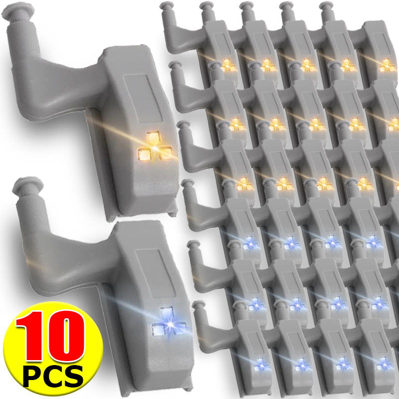 Commercial Kitchen Lighting - 1/10pcs LED Inner Hinge Lamps Universal