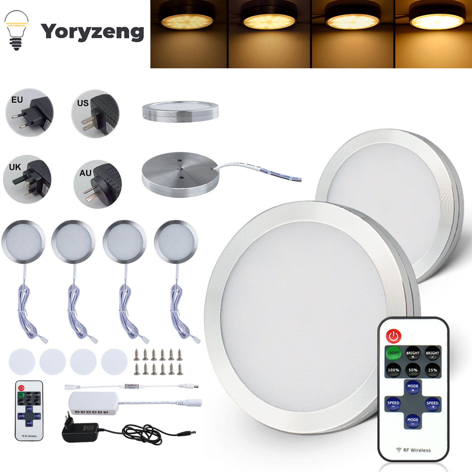 Commercial Kitchen Lighting - Under Cabinet LED Night Lights Display