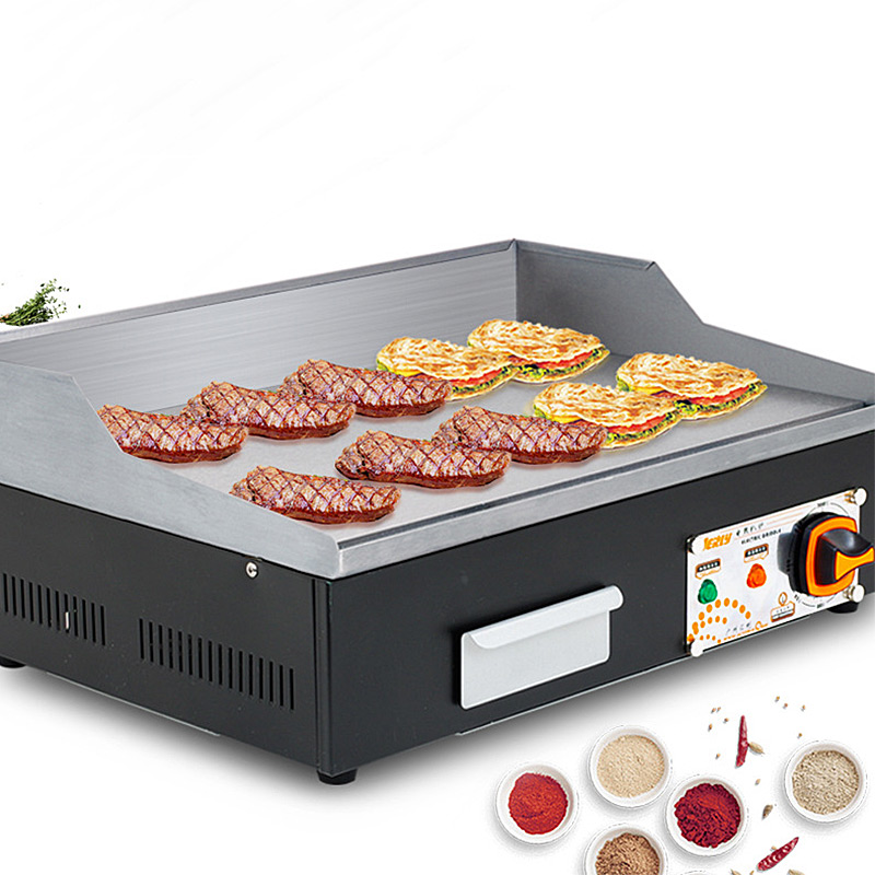 Commercial Kitchen Grill - Commercial Teppanyaki Grill Electric Stainless Steel