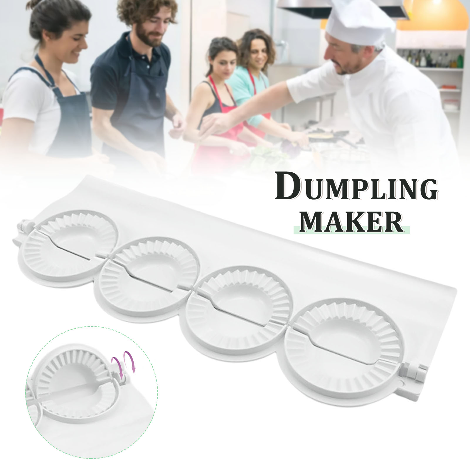 Commercial Kitchen Accessories - Large Diy Dumpling Mold Dough Press