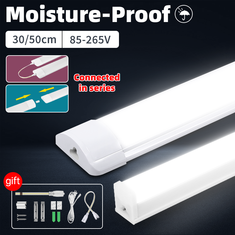 Commercial Kitchen Lighting - Moisture-Proof Led Tube Light 50/30cm Kitchen