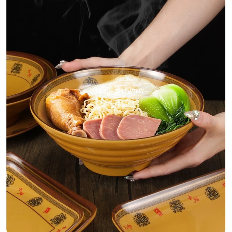 Commercial Kitchen Accessories - 1PC Large Size Plastic Ramen Bowl