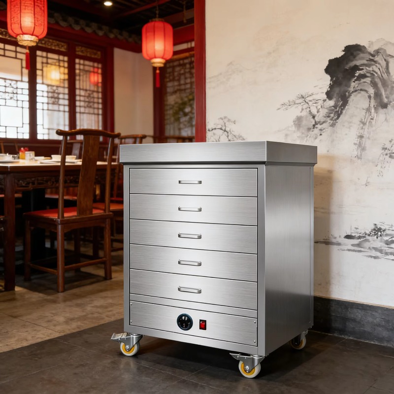 Commercial Kitchen Accessories - Commercial Electric Stainless Steel Double-door Insulated