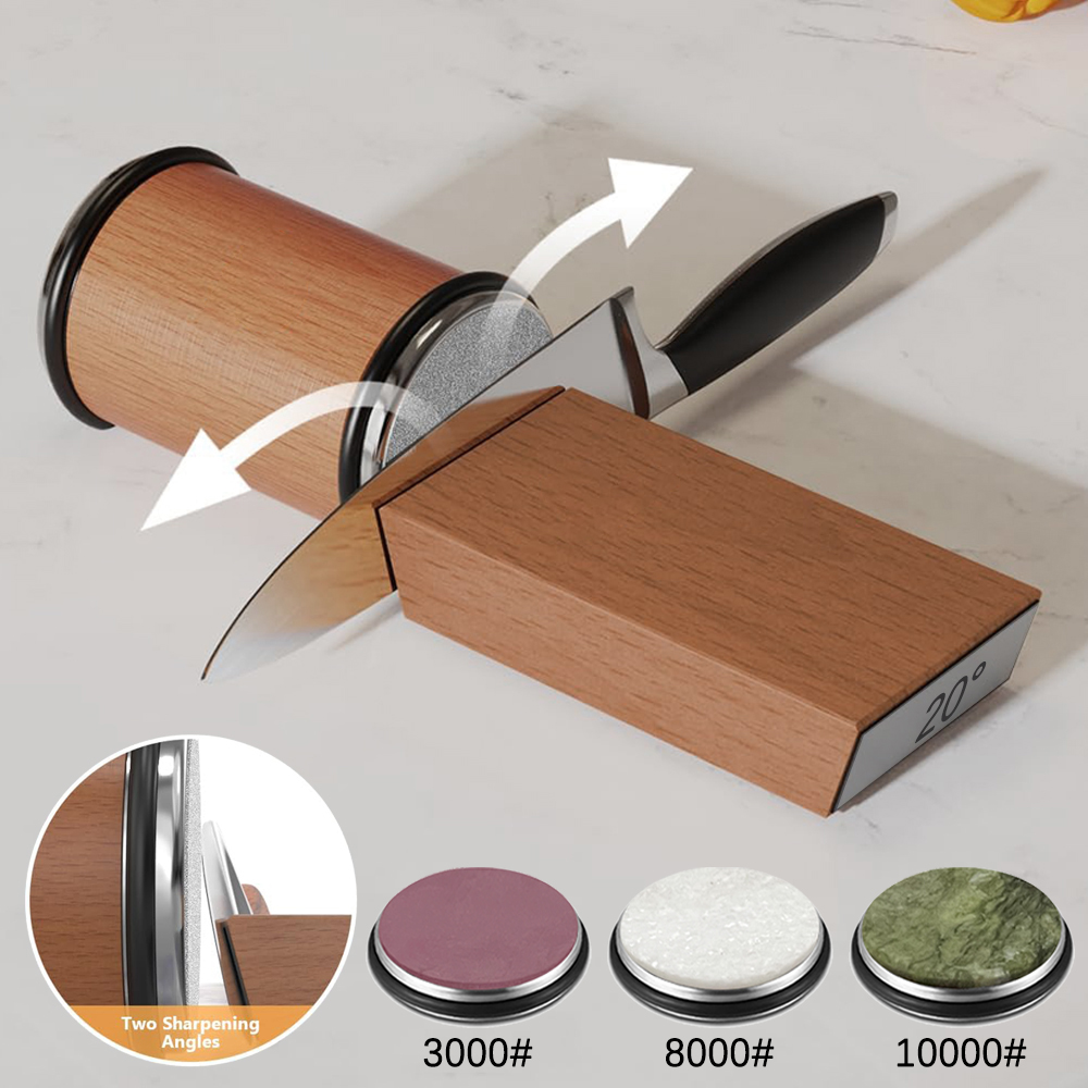 Commercial Kitchen Knife Holder - Rolling Knife Sharpener Magnetic Knife Holder