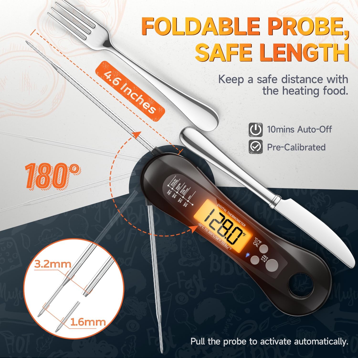 Digital Meat Thermometer Water - Commercial Kitchen Grill review and price