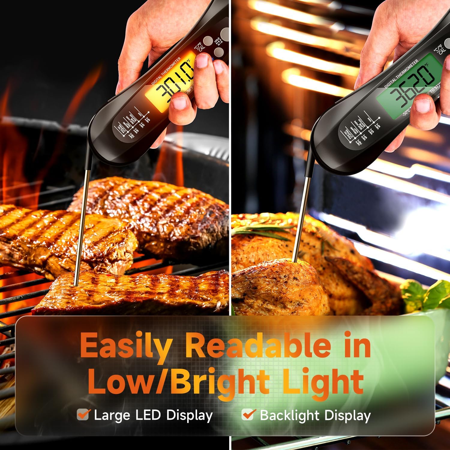 Digital Meat Thermometer Water - Commercial Kitchen Grill review and price