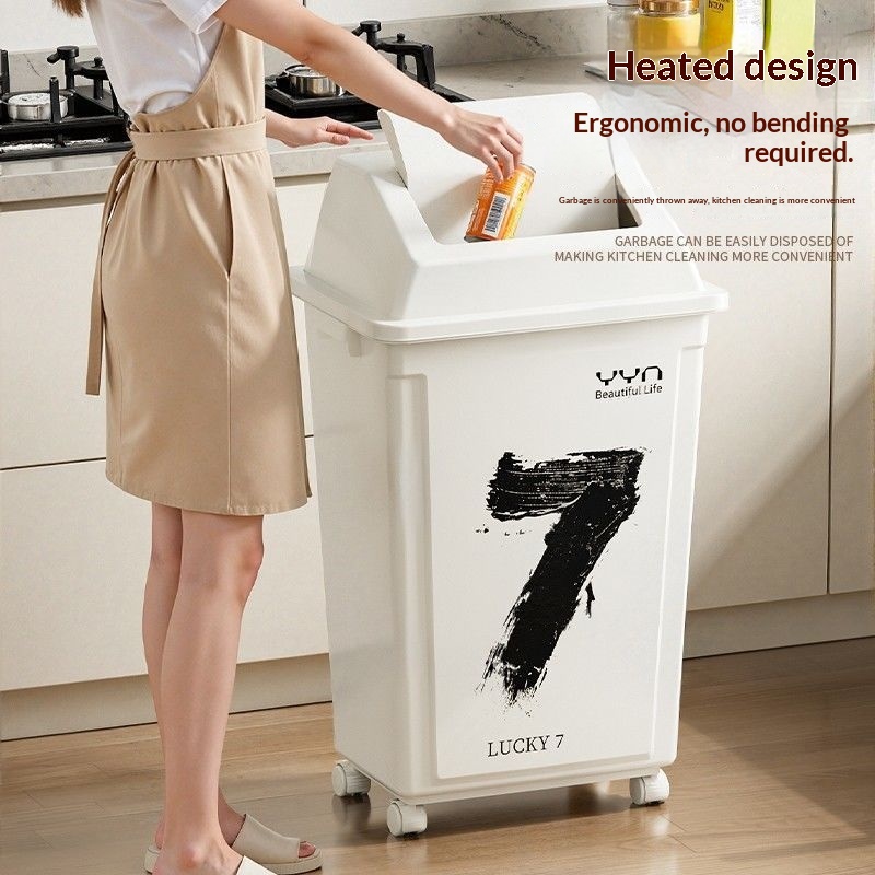 Large Capacity Wheeled Trash K - Commercial Kitchen Garbage Can review and price