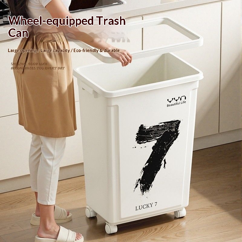 Large Capacity Wheeled Trash K - Commercial Kitchen Garbage Can review and price