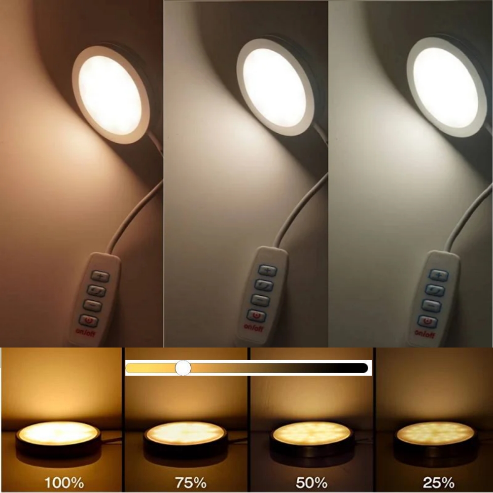 3 Colors Adjustable USB Puck L - Commercial Kitchen Lighting review and price
