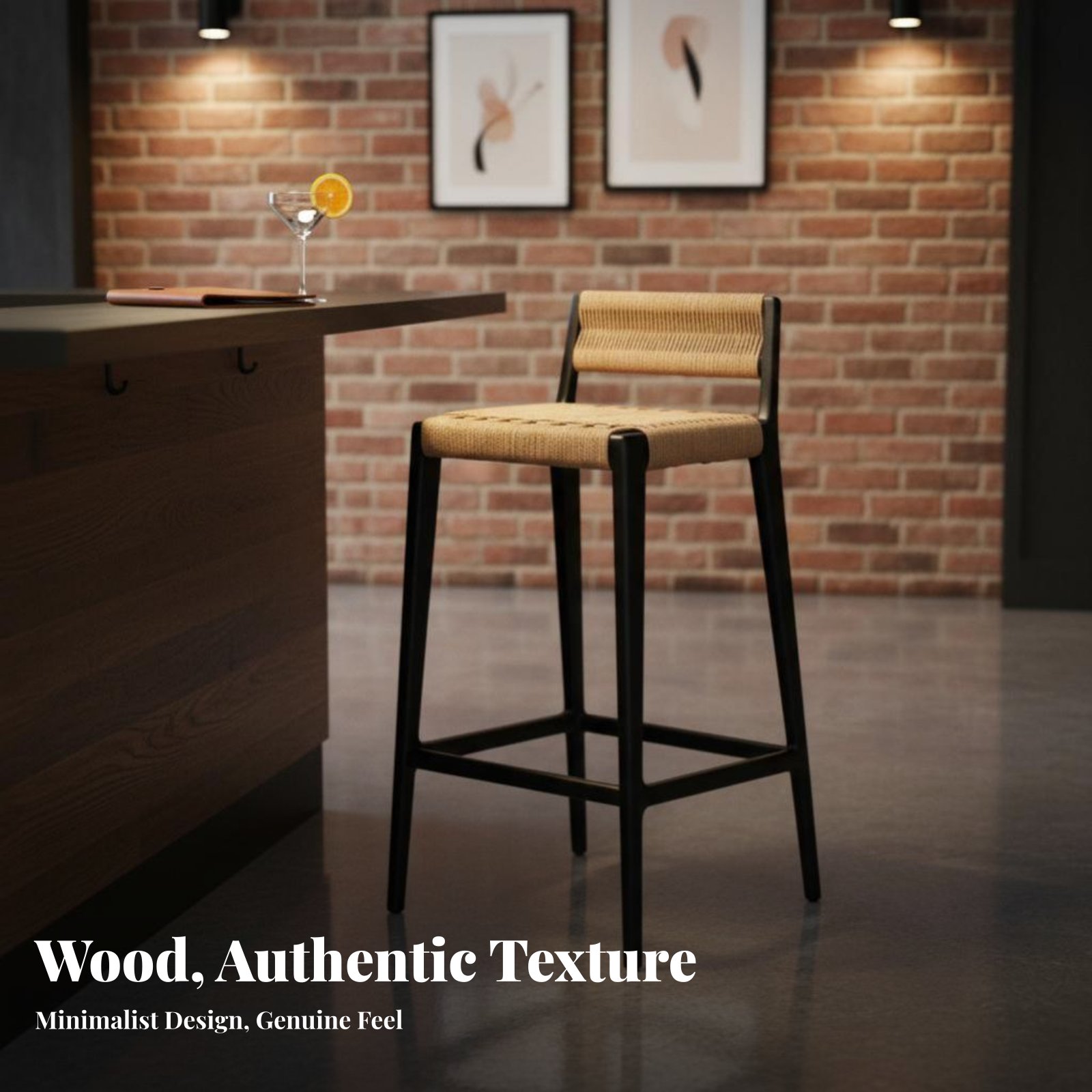 Rope Weave High Stool sturdy W - Commercial Kitchen Island review and price