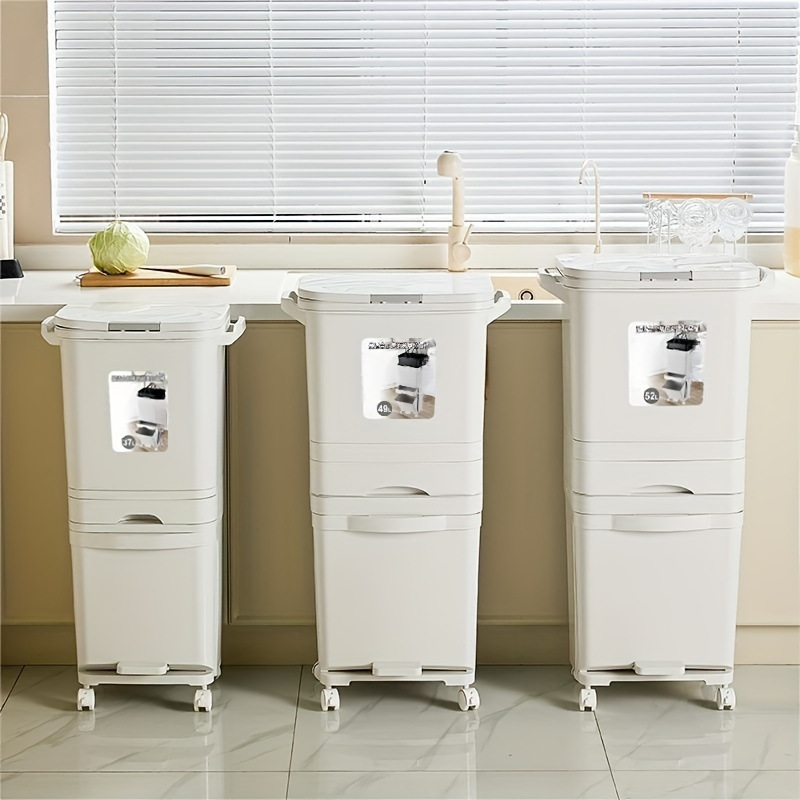 Garbage Classification 34/37L  - Commercial Kitchen Garbage Can review and price
