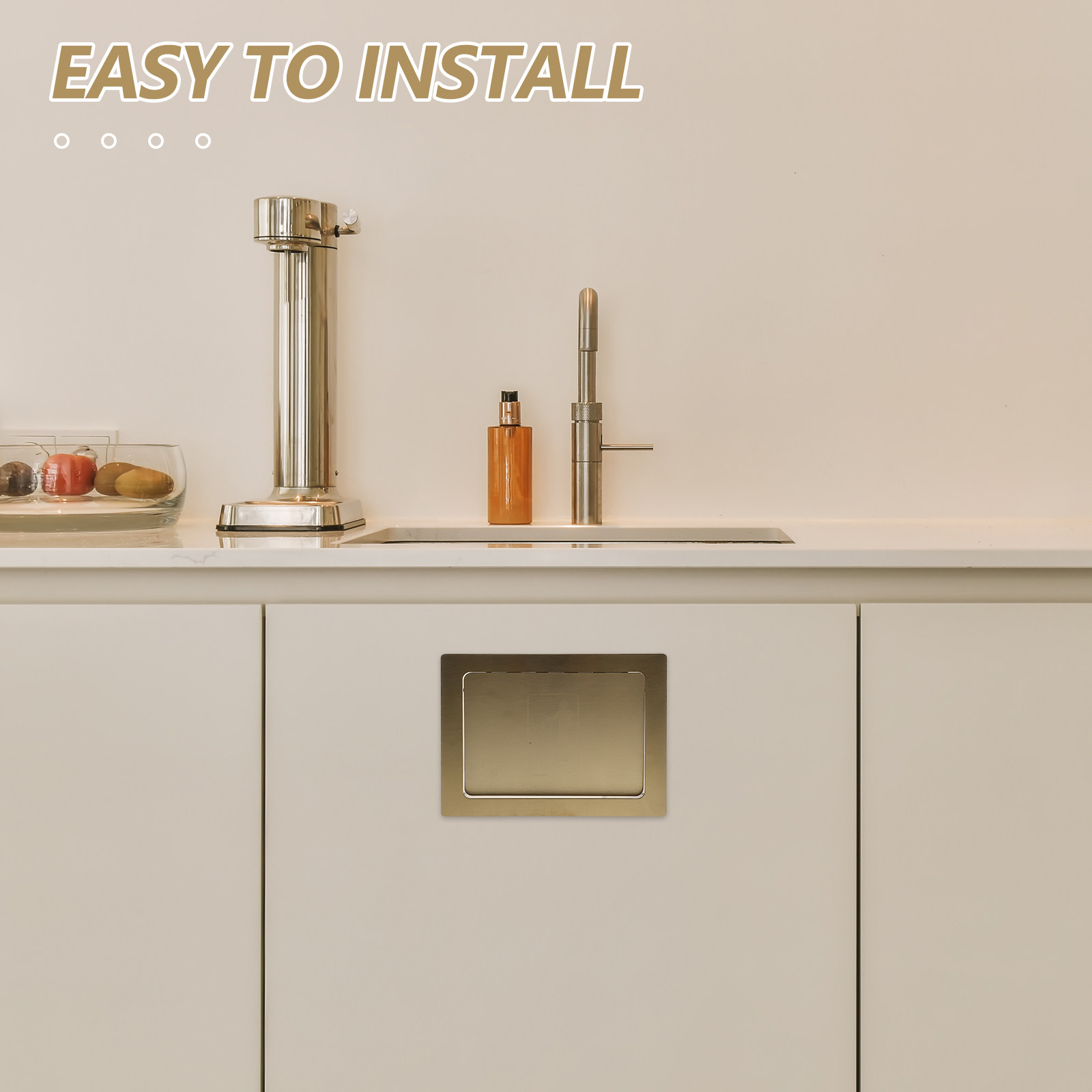 Embedded Stainless Steel Garba - Commercial Kitchen Garbage Can review and price