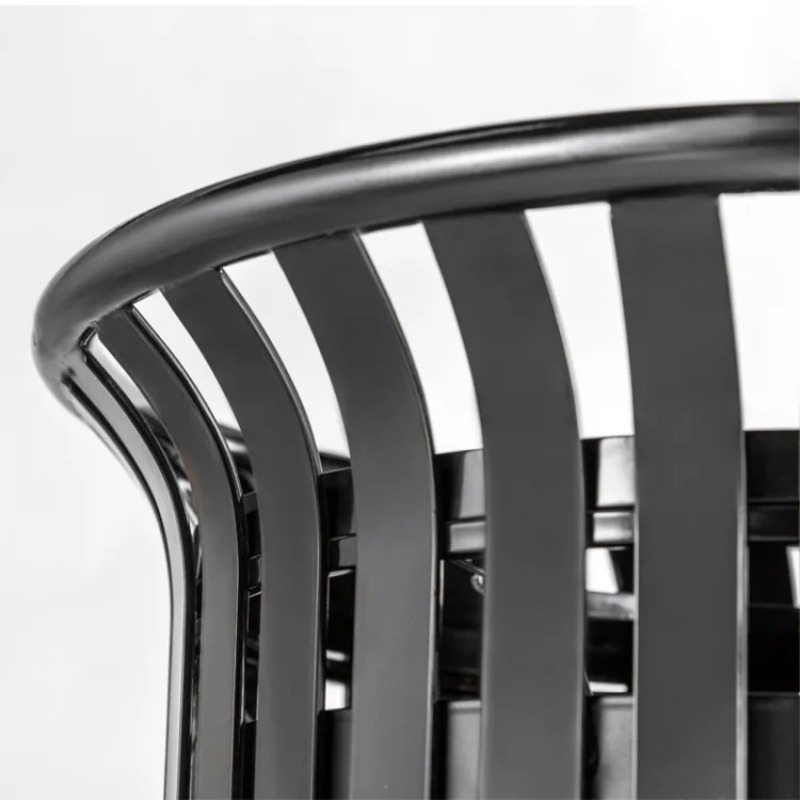 Garbage Outdoor Metal Scrap Bl - Commercial Kitchen Garbage Can review and price