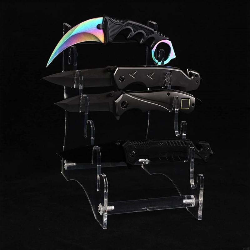Transparent Knife Display Stan - Commercial Kitchen Knife Holder review and price