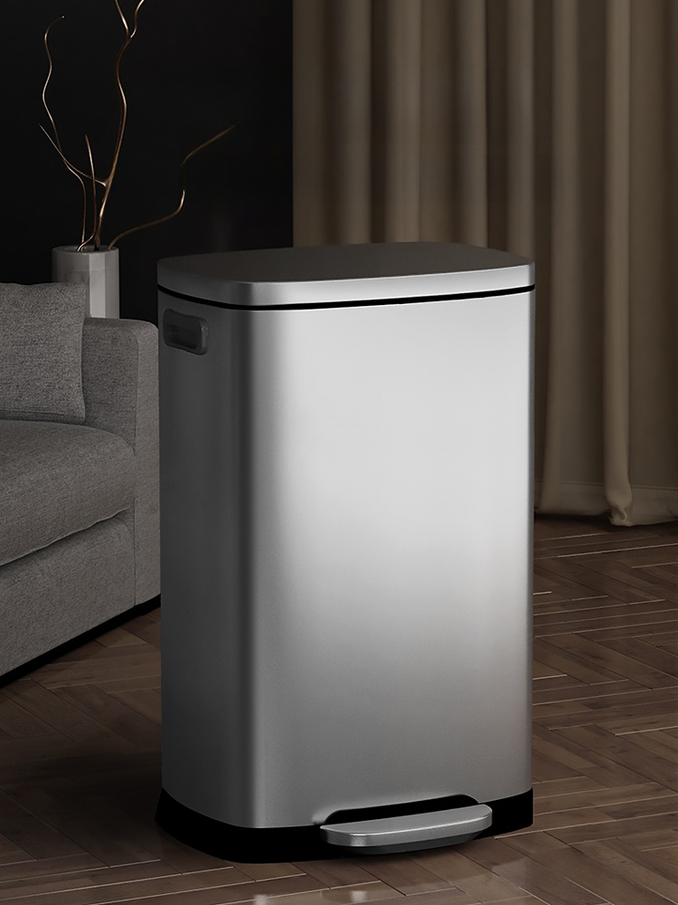 Large Capaci Stainl Steel Tra  - Commercial Kitchen Garbage Can review and price