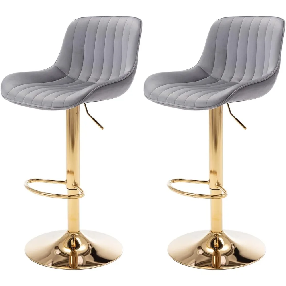 Modern Gold Velvet Bar Stools  - Commercial Kitchen Island review and price