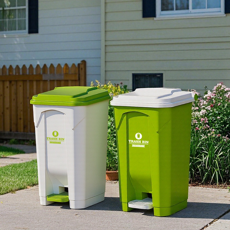 Large Outdoor Step Trash Can,  - Commercial Kitchen Garbage Can review and price