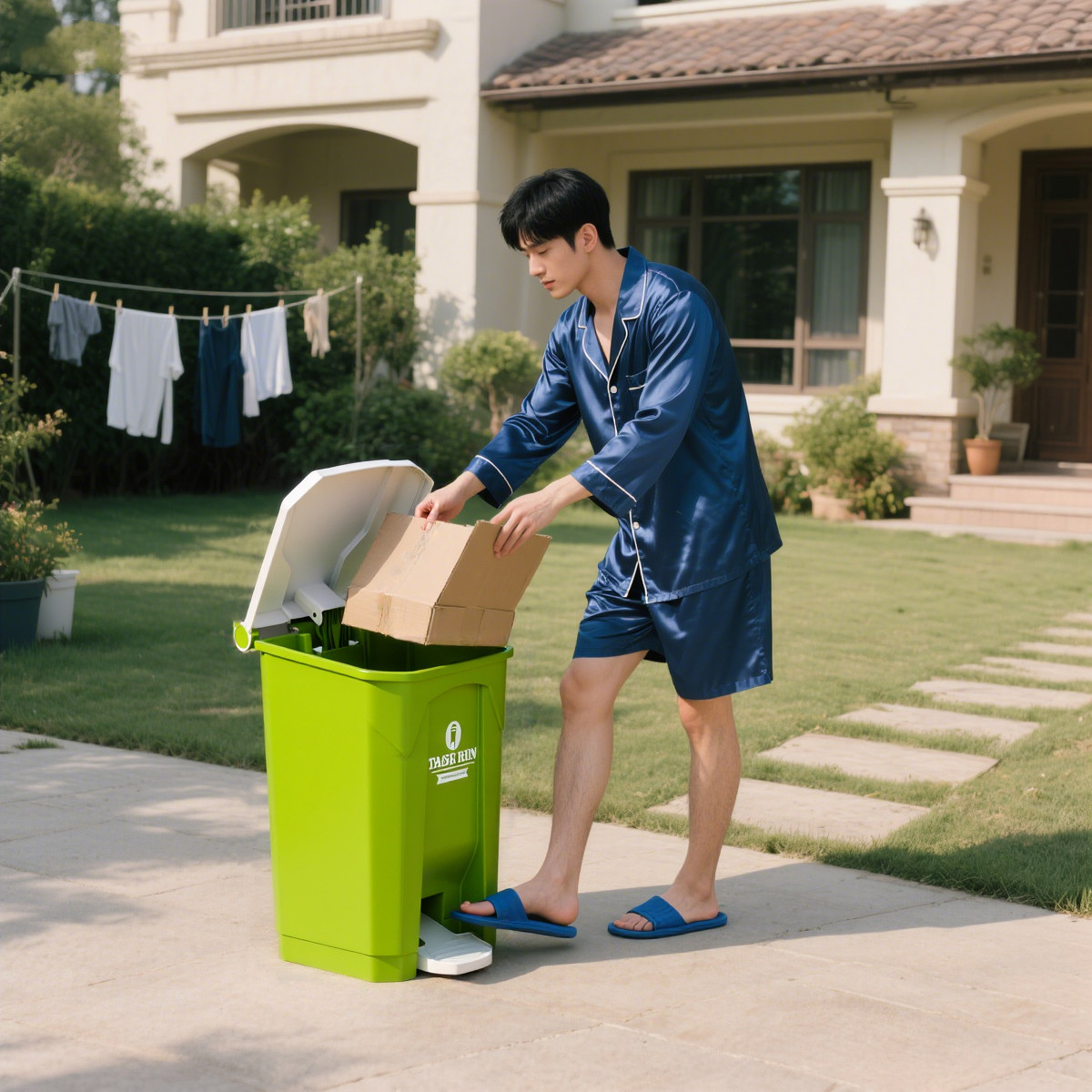 Large Outdoor Step Trash Can,  - Commercial Kitchen Garbage Can review and price