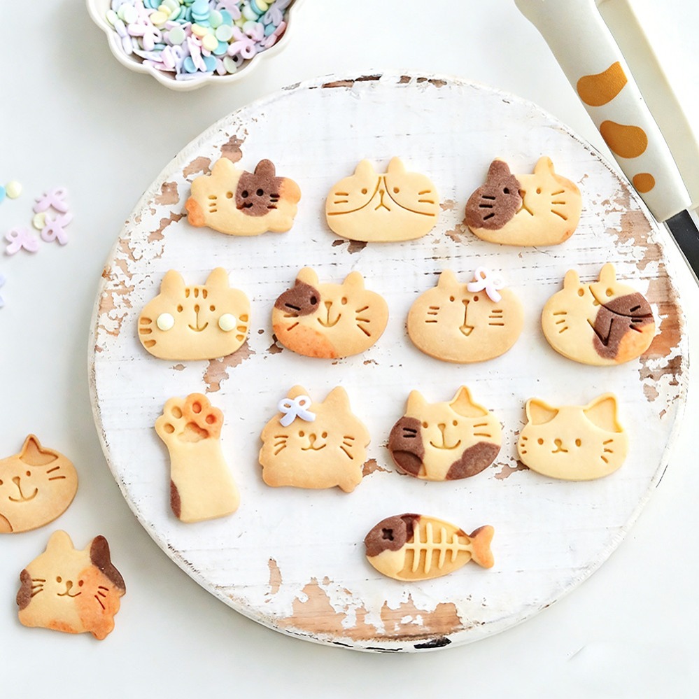 Cute Kitten DIY Stamp Cookie C - Commercial Kitchen Accessories review and price