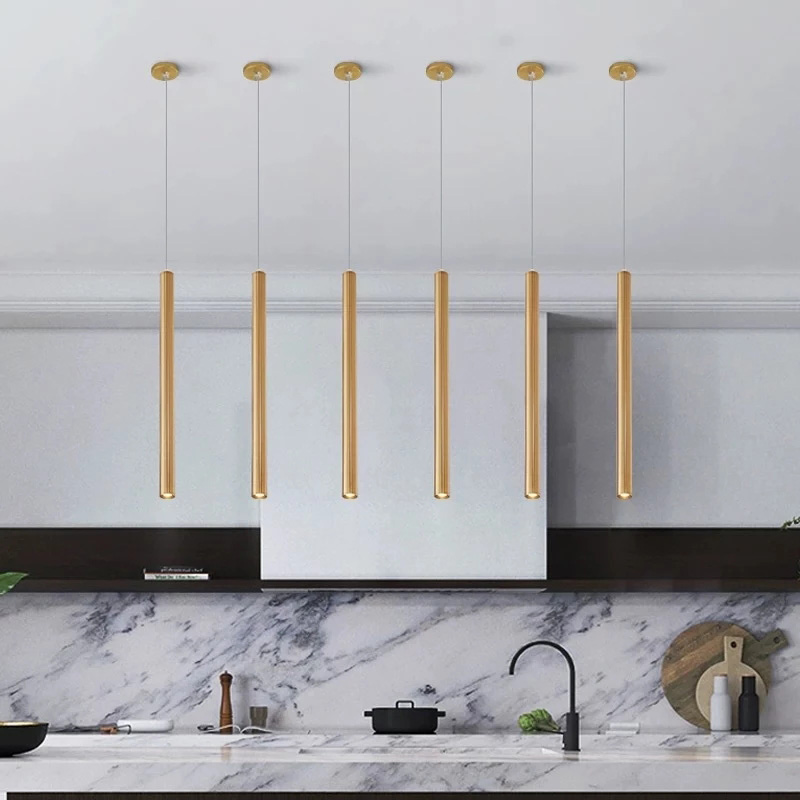 NEW LED Pendant Long Tube Silv - Commercial Kitchen Island review and price