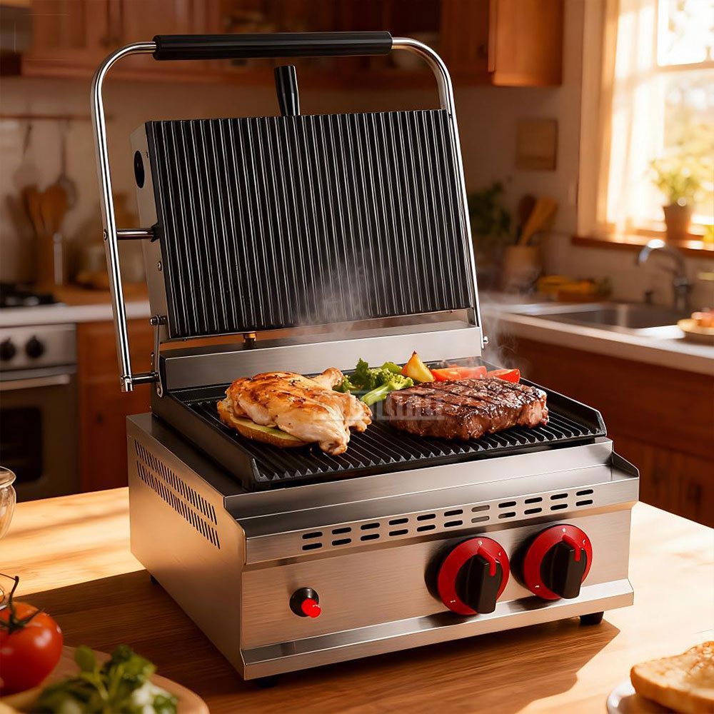 GH-812 Gas Pressure Plate Gril - Commercial Kitchen Grill review and price
