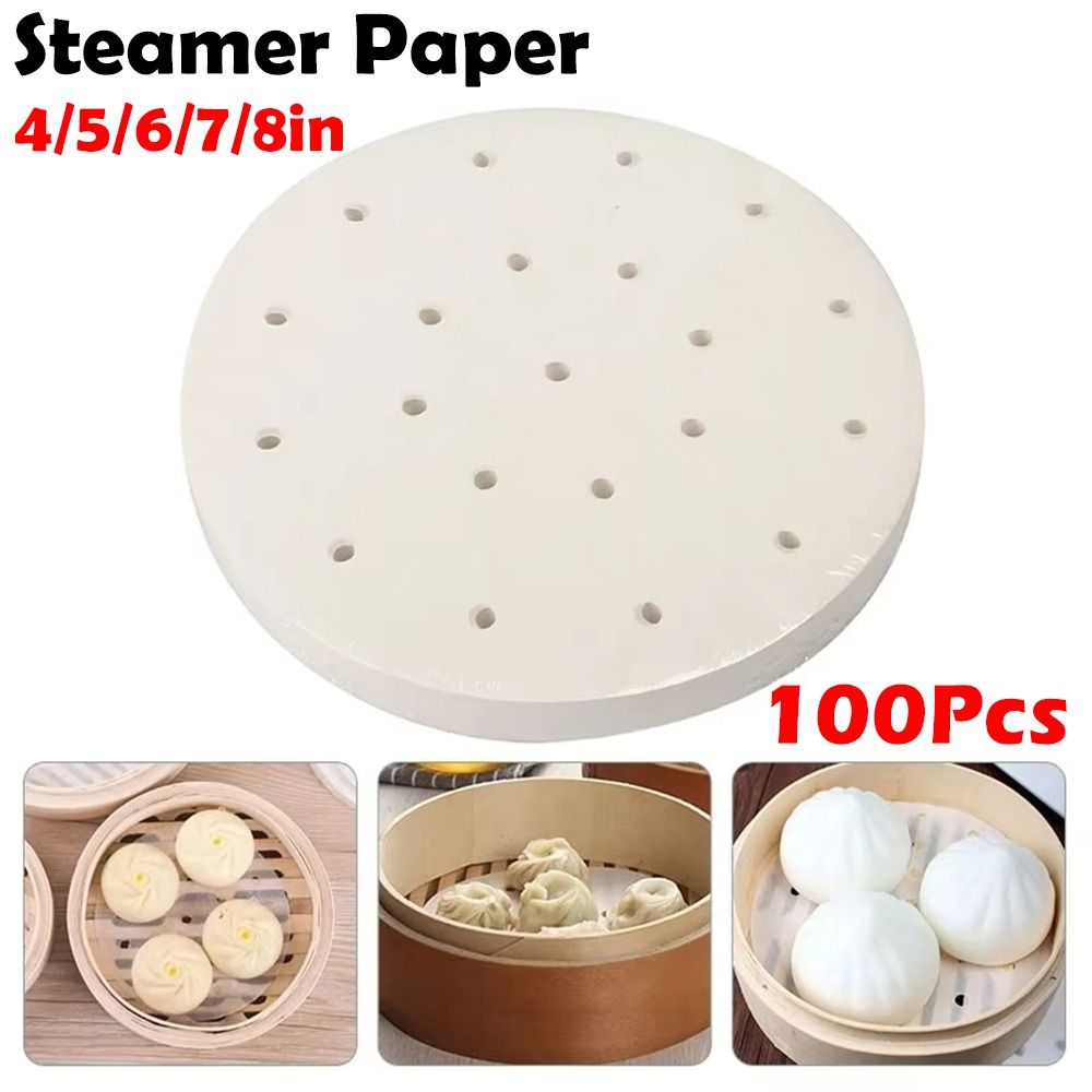 100Pcs Steamed Paper Steamed B - Commercial Kitchen Accessories review and price