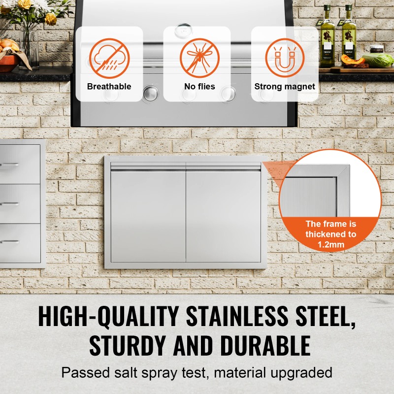 BBQ Access Door Stainless Stee - Commercial Kitchen Wall Panel review and price